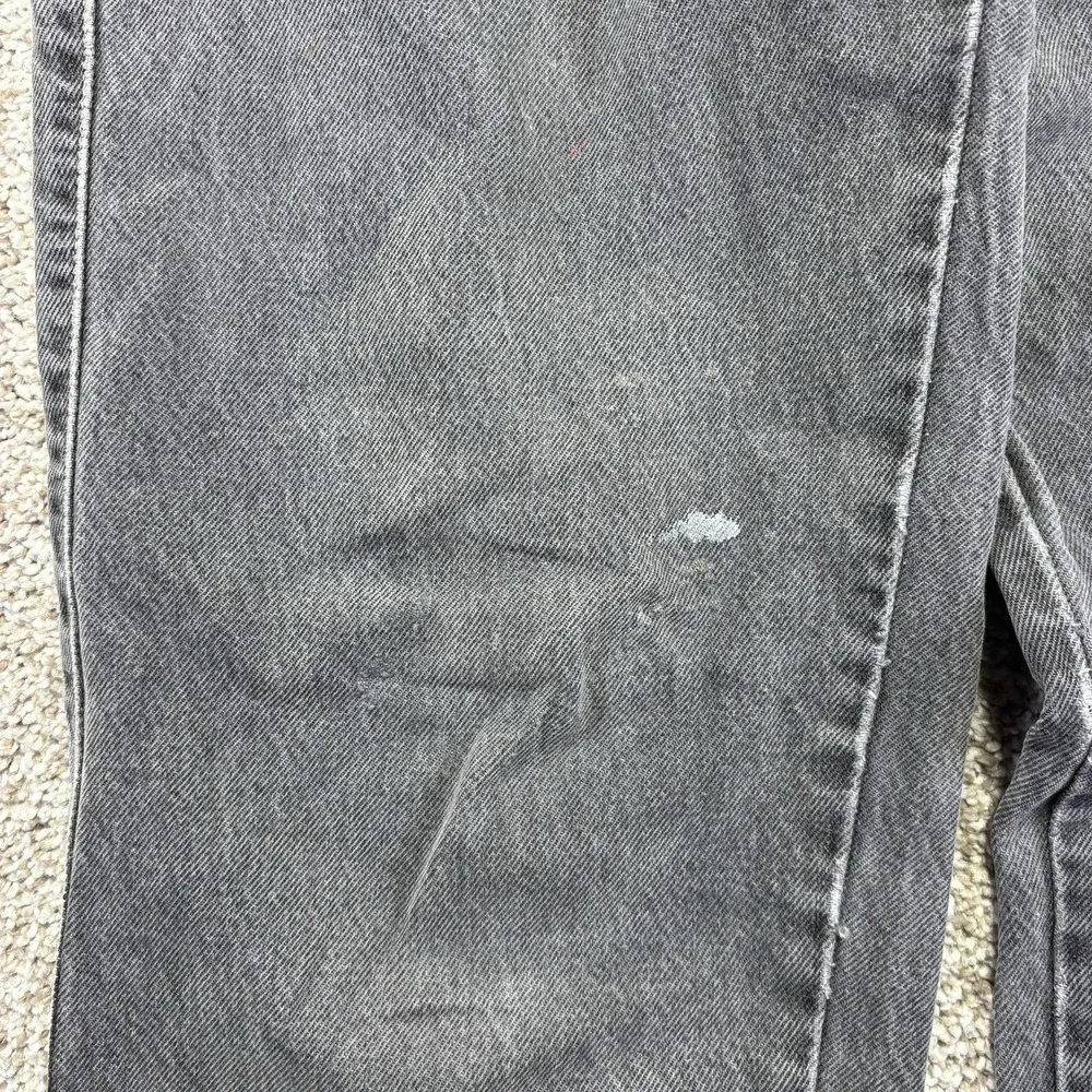 Marithe Francois Girbaud Jeans Mens 32x32 Gray Charcoal Wash Straight Distressed